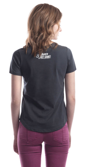 SGG - "Inspire Empower" Scoop Bottom T-Shirt OVLP ADULT