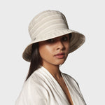 Brizo Cloche w/Stripes Packable Hat/Bucket Hat