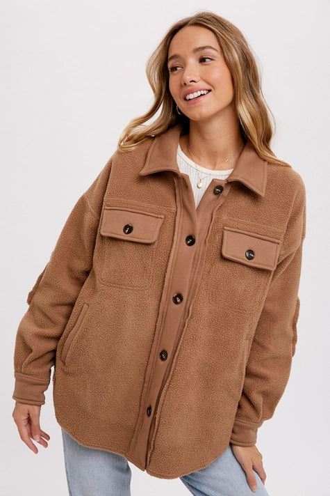 The Cozy Fleece Button Up Jacket