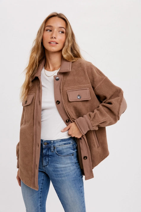 The Cozy Fleece Button Up Jacket