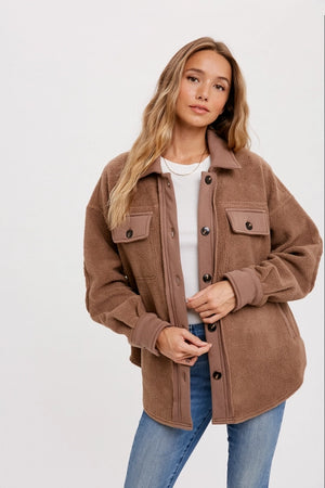 The Cozy Fleece Button Up Jacket