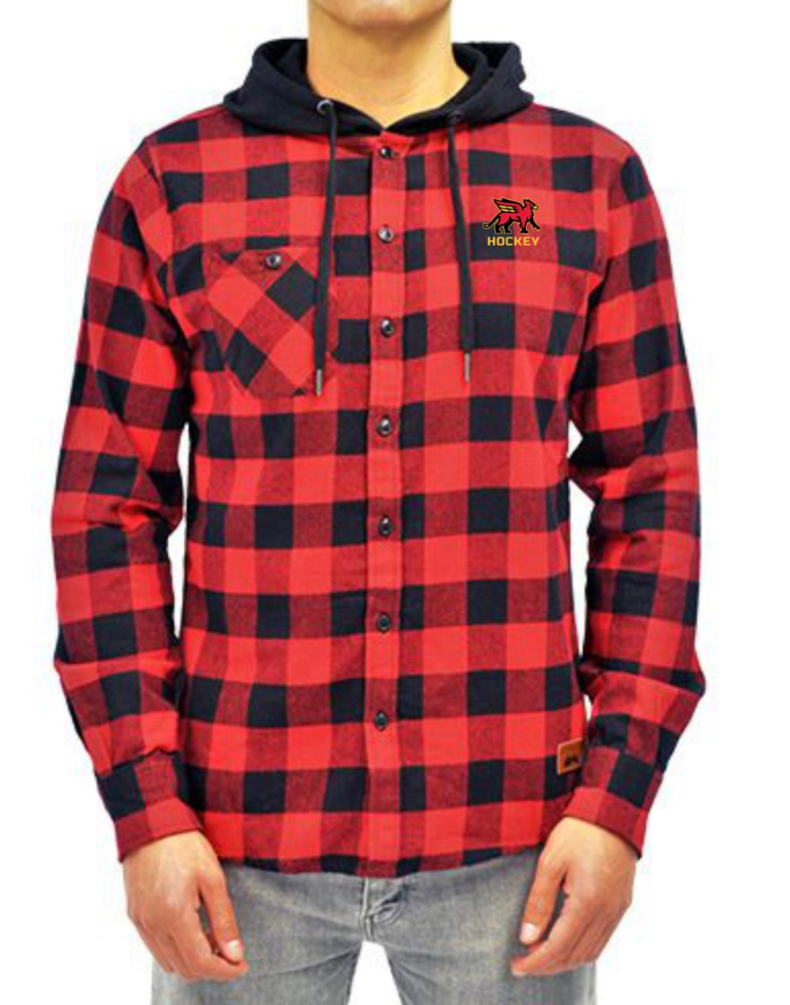 GGHL Gryphon Timberlea Plaid Hooded Button Up Adult Unisex