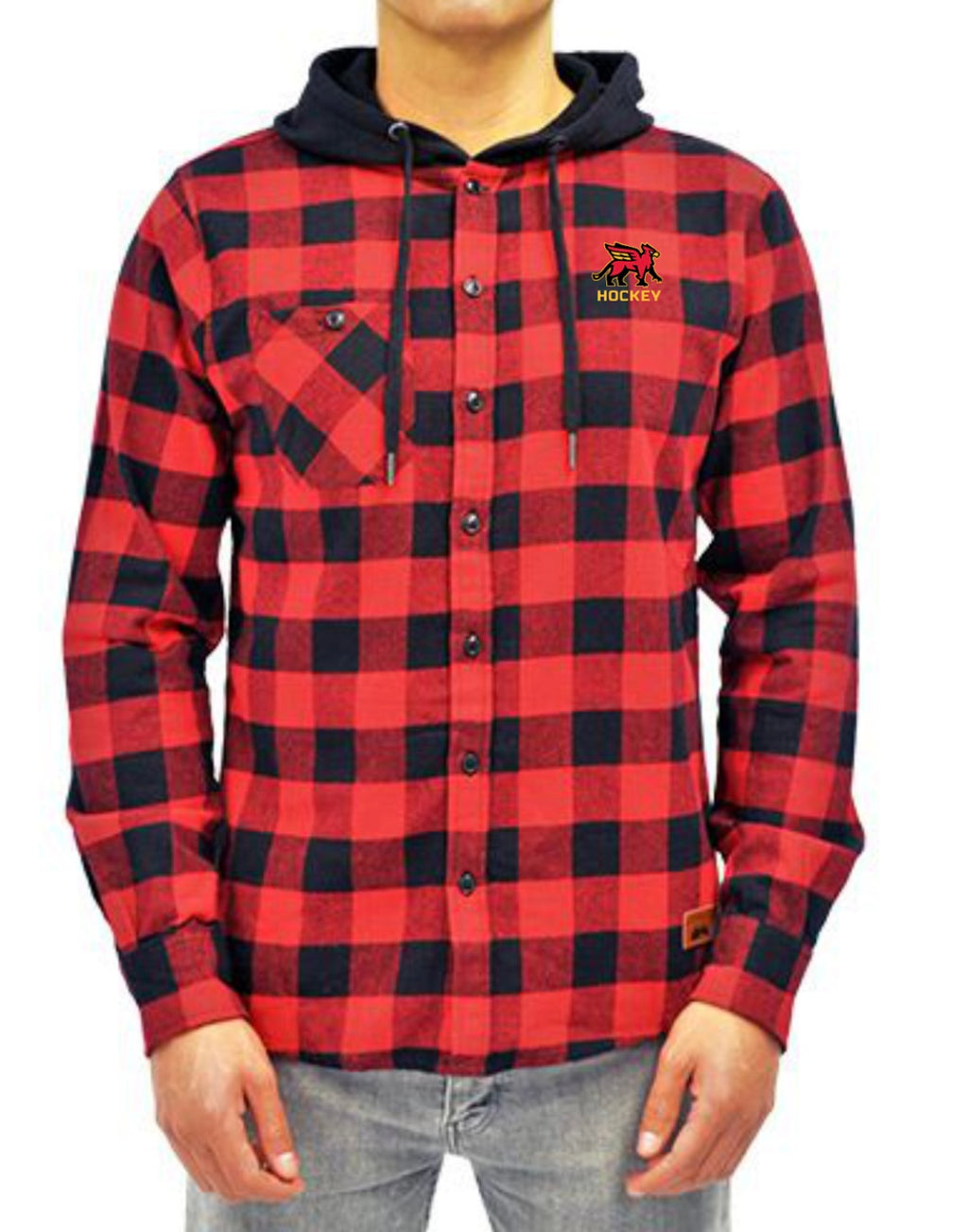 GGHL Gryphon Timberlea Plaid Hooded Button Up Adult Unisex
