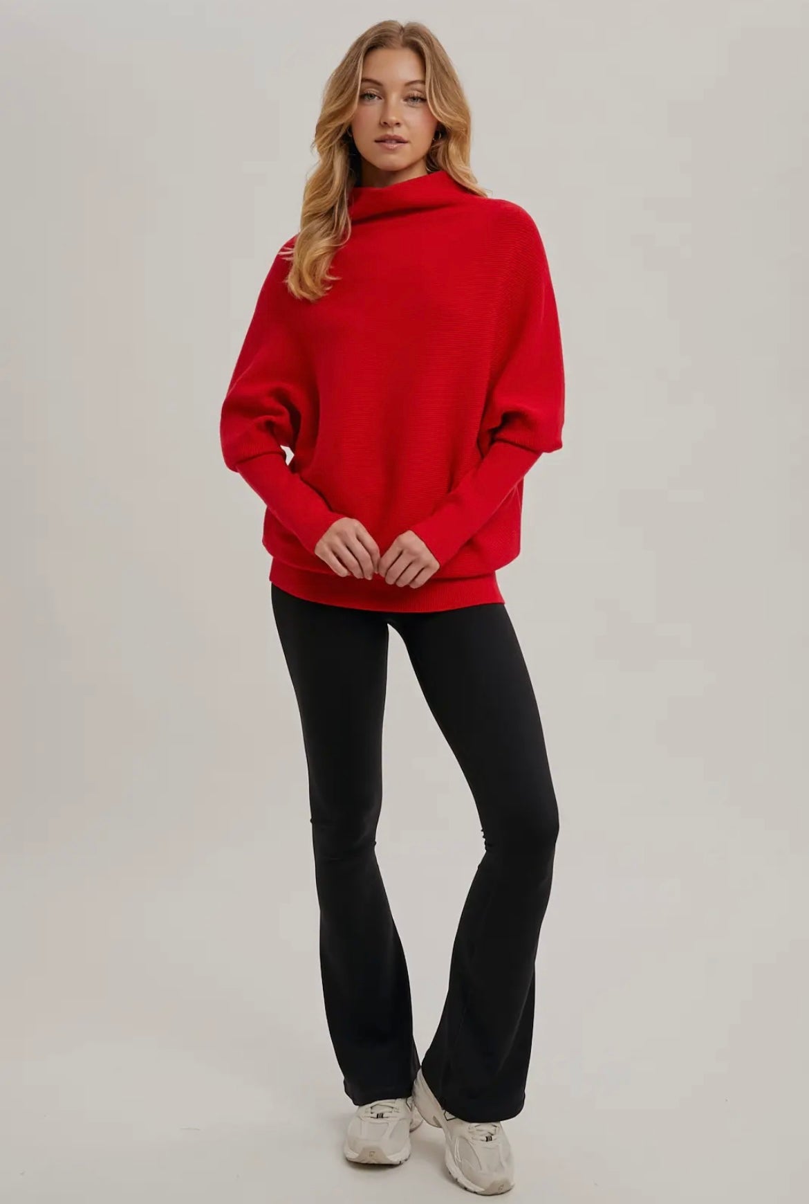 Slouch Neck Dolman Pullover