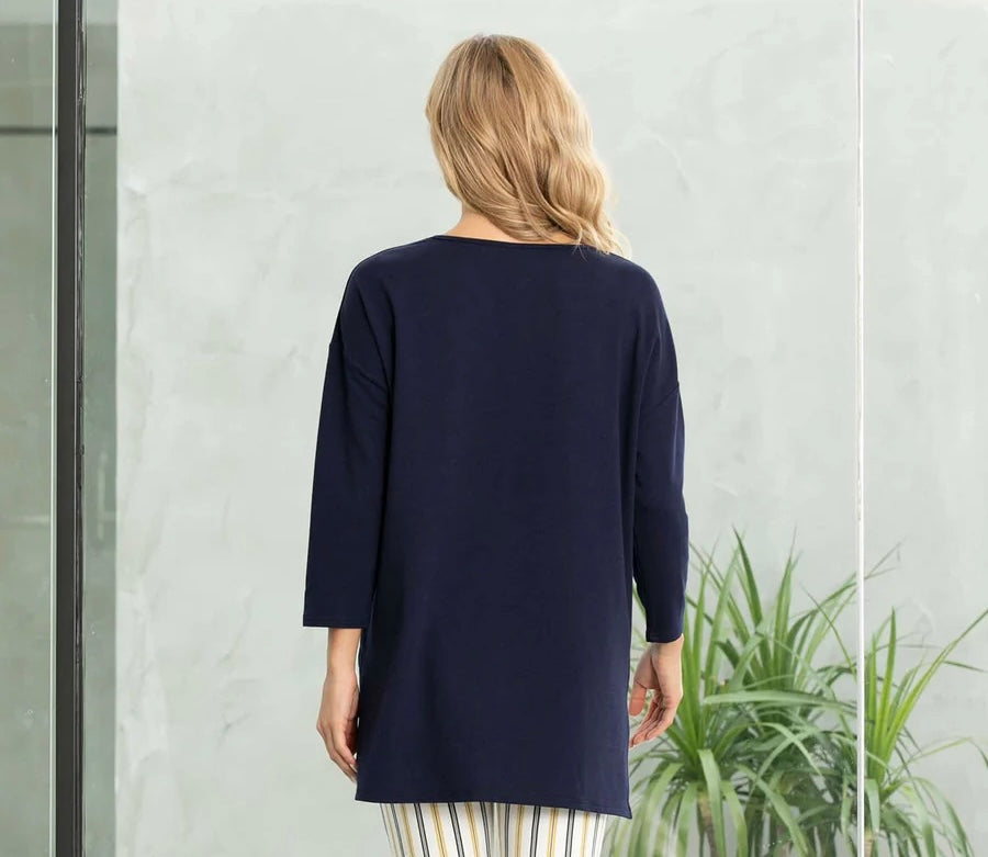 Bamboo French Terry Tunic with Pockets