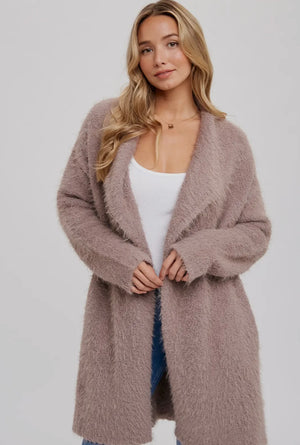 The Fuzzy Sweater Knit Cardigan