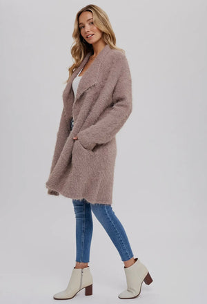 The Fuzzy Sweater Knit Cardigan