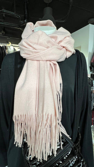 The Cashmere Soft Blend Fringe Scarf