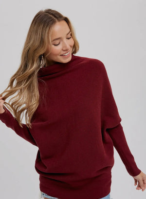 Slouch Neck Dolman Pullover