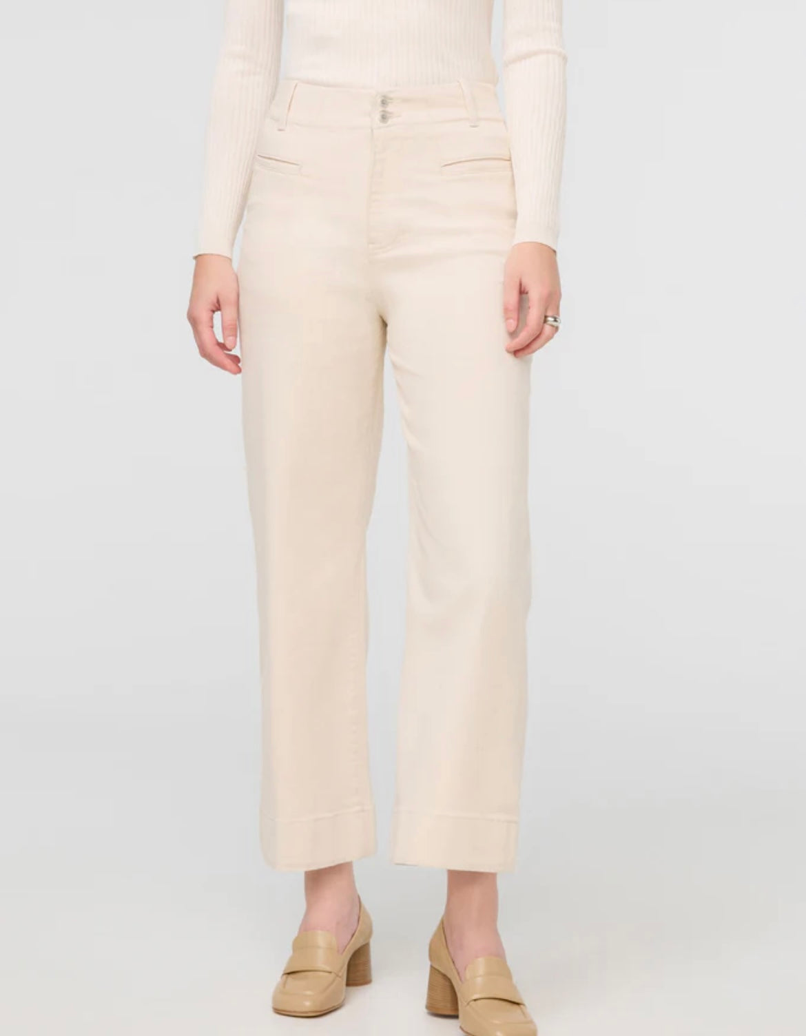 Duer Women Lux Twill High Rise Trouser