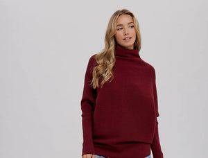 Slouch Neck Dolman Pullover