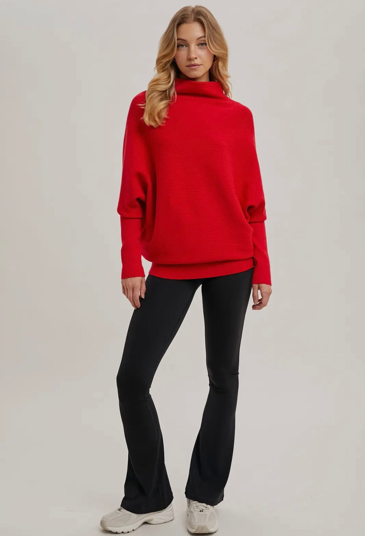 Slouch Neck Dolman Pullover