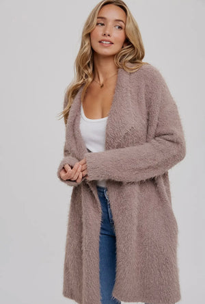 The Fuzzy Sweater Knit Cardigan