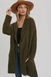 The Fuzzy Sweater Knit Cardigan