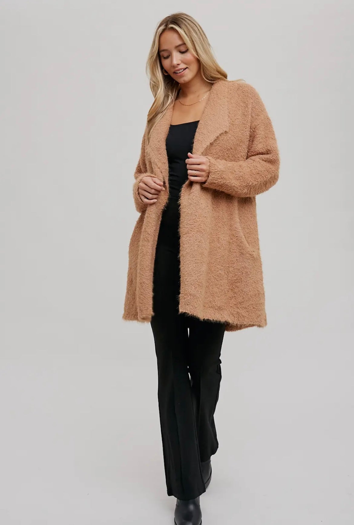 The Fuzzy Sweater Knit Cardigan