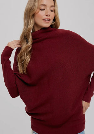 Slouch Neck Dolman Pullover