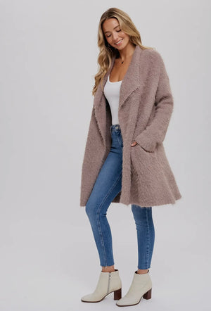 The Fuzzy Sweater Knit Cardigan