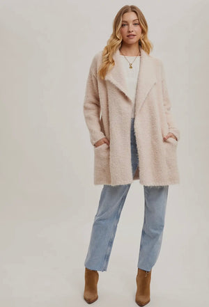 The Fuzzy Sweater Knit Cardigan