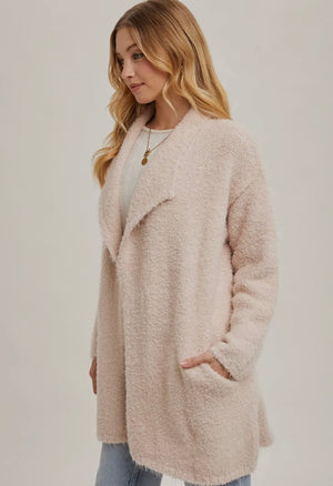 The Fuzzy Sweater Knit Cardigan