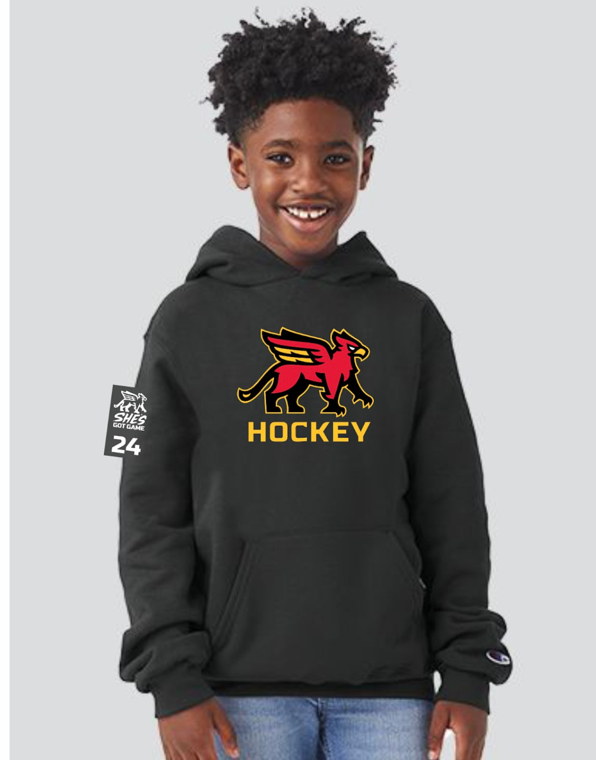 GGHL Champion Gryphon/She’s Got Game Player Hoodie Youth