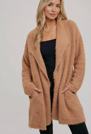 The Fuzzy Sweater Knit Cardigan