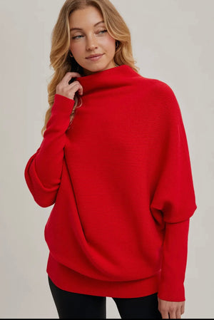 Slouch Neck Dolman Pullover