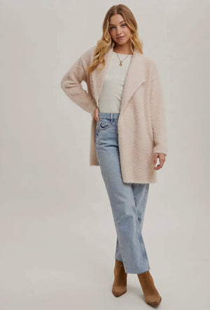 The Fuzzy Sweater Knit Cardigan