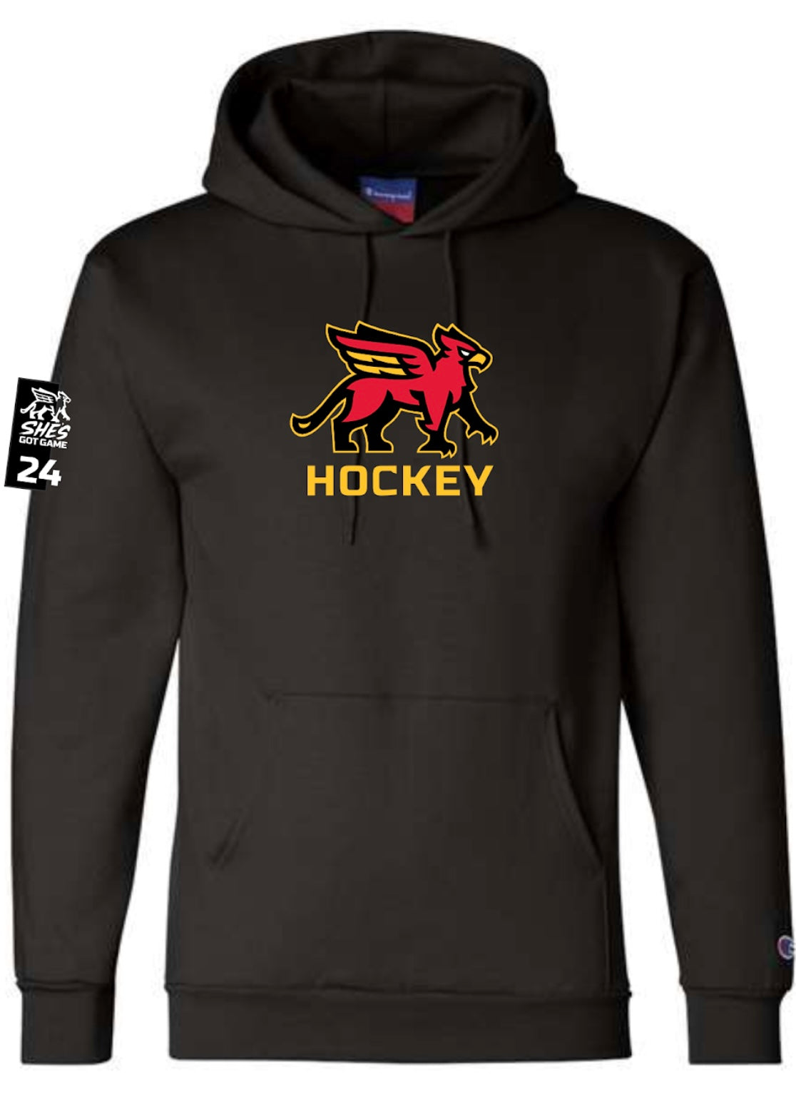 GGHL Gryphons/She's Got Game Player Champion Hoodie Adult Unisex