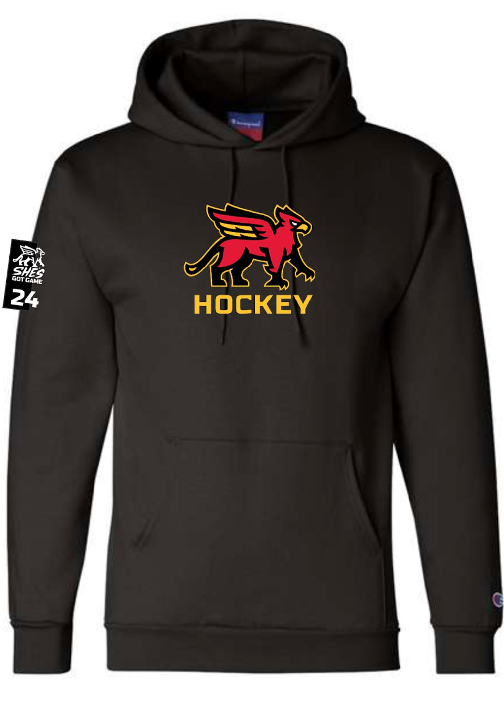 GGHL Gryphons/She's Got Game Player Champion Hoodie Adult Unisex