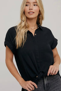 Essential Button Up Cotton Shirt