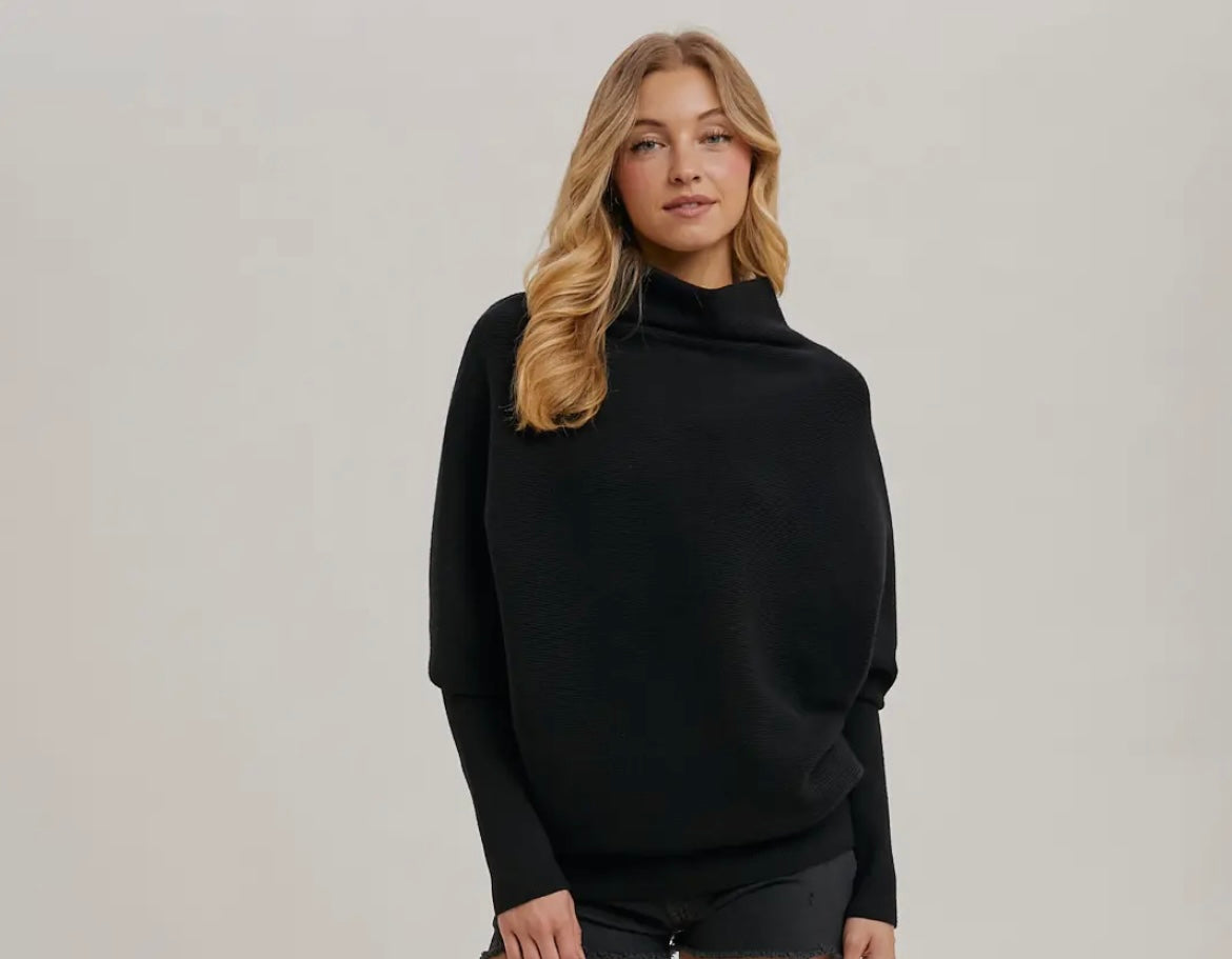 Slouch Neck Dolman Pullover