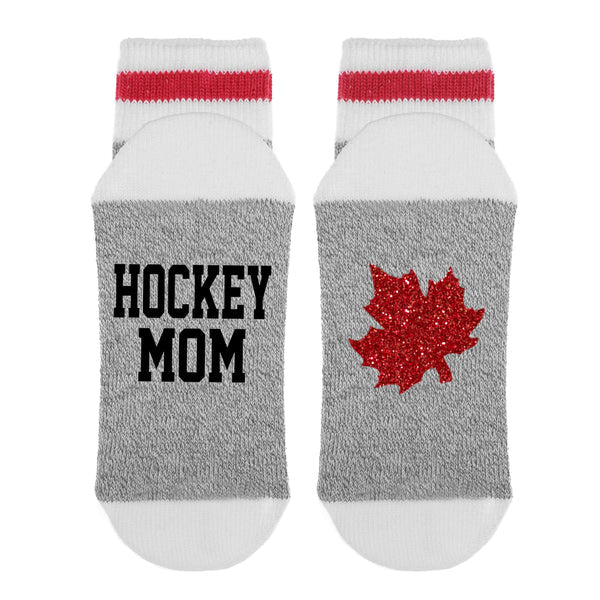 Sock Dirty to Me Hockey Mom with Red Leaf