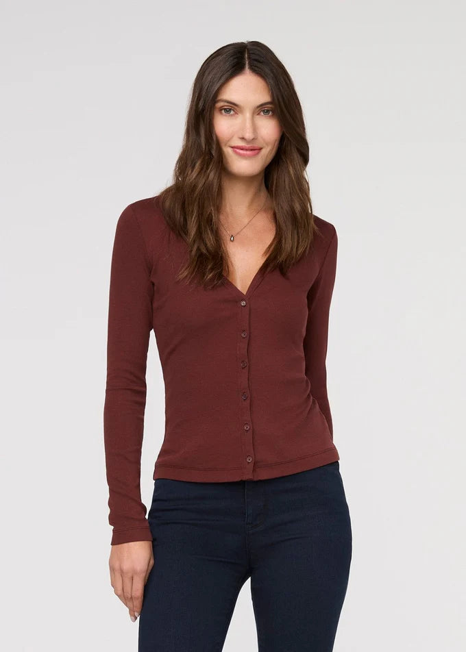 Ribbed Pima Button down