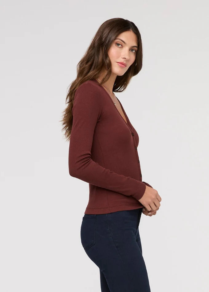 Ribbed Pima Button down