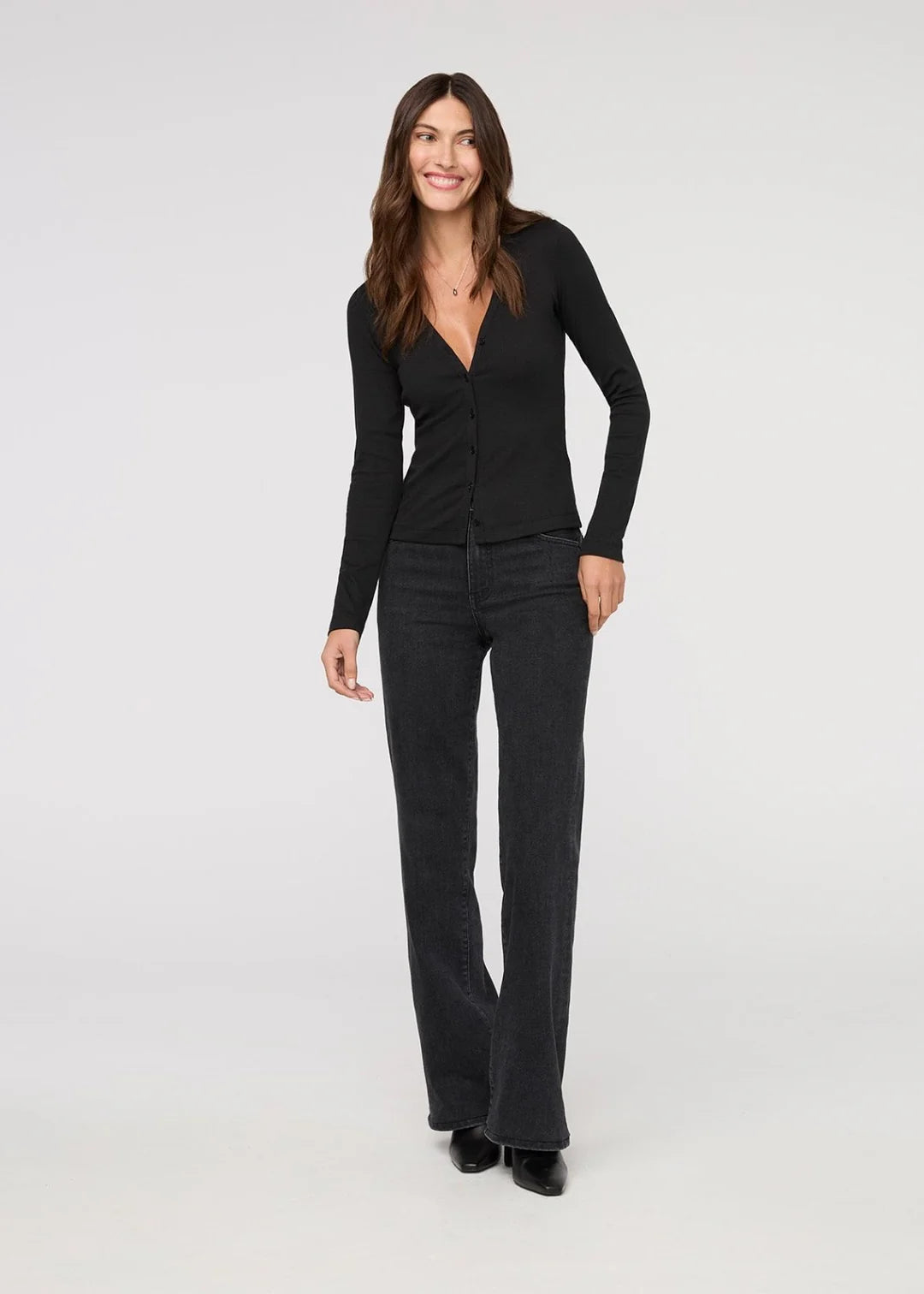 Ribbed Pima Button down