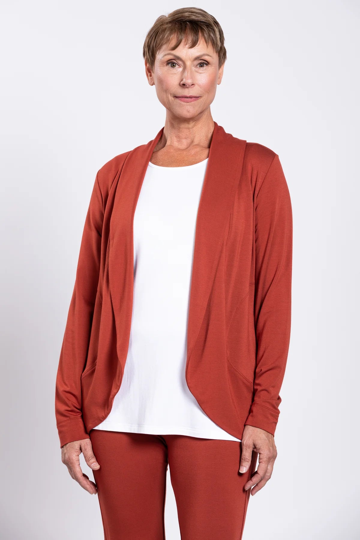 Simmer Cardigan Bamboo French Terry with pockets!