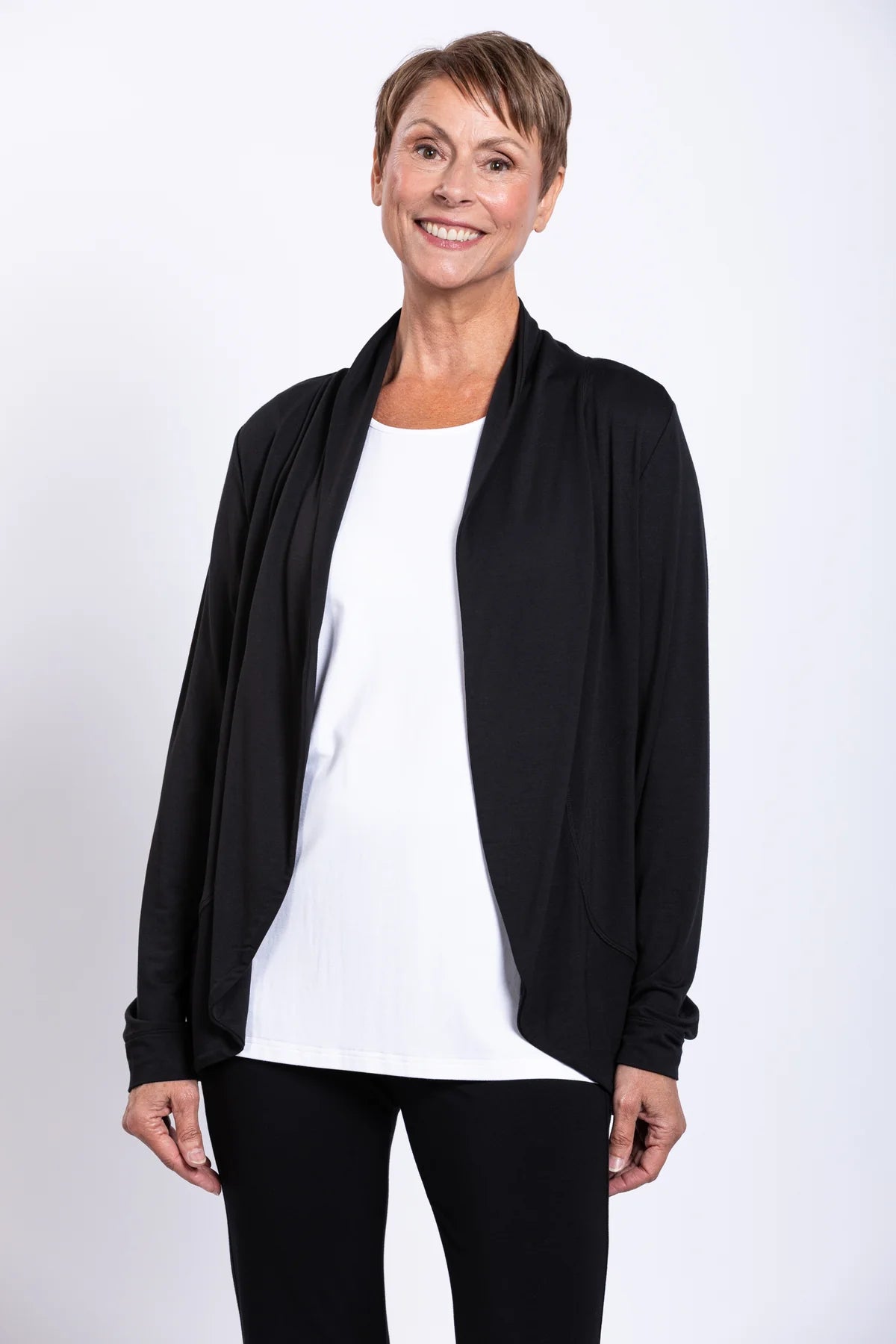 Simmer Cardigan Bamboo French Terry with pockets!