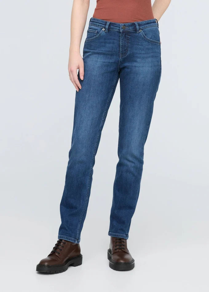 Duer Tech Fleece Lined Denim Girlfriend Jean