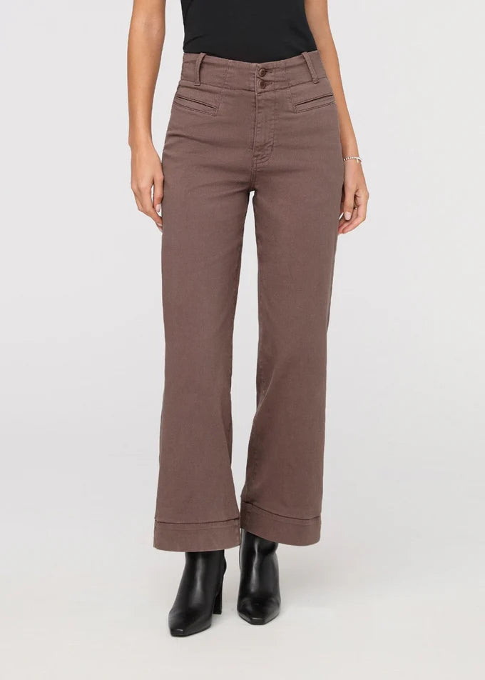 Duer Women Lux Twill High Rise Trouser