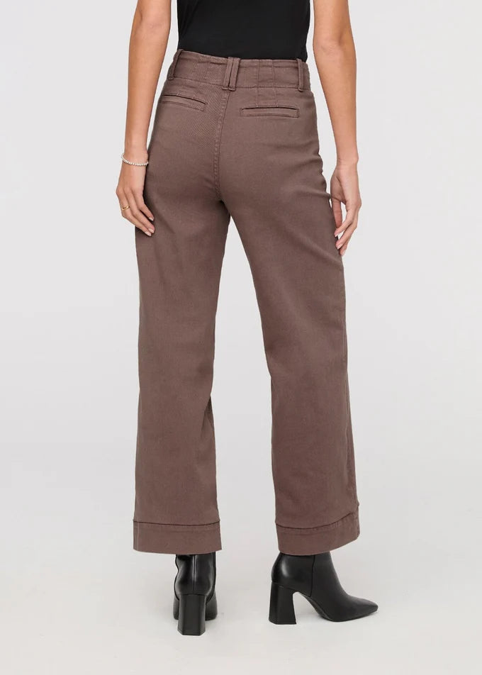 Duer Women Lux Twill High Rise Trouser