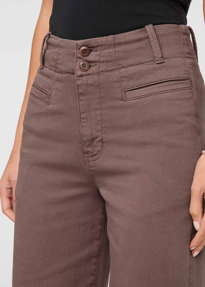 Duer Women Lux Twill High Rise Trouser