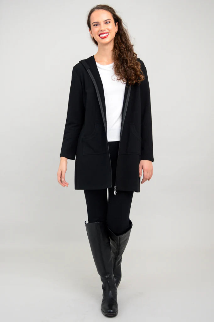 Bamboo Fleece Fullzip Hooded Cardigan with pockets!!