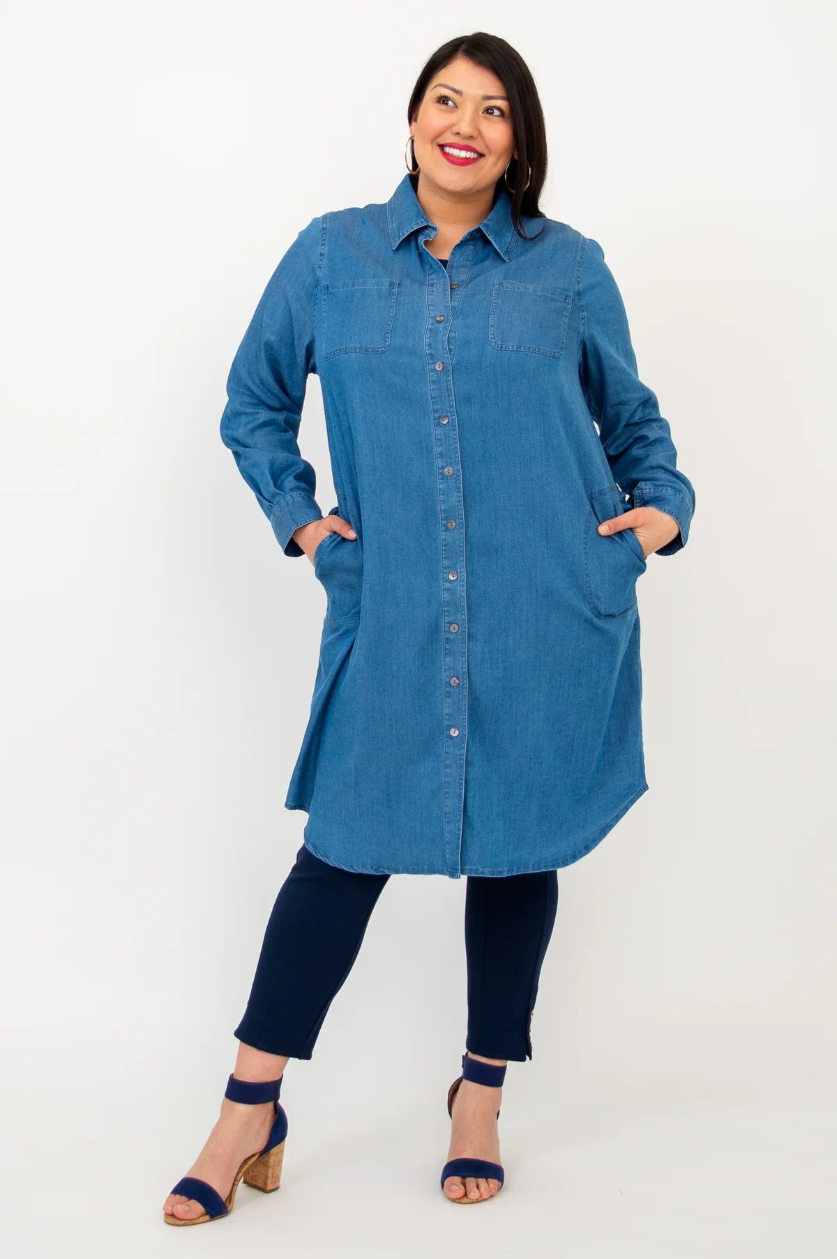 Tencel Denim Cardigan