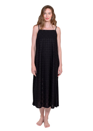 Latte Love Eyelet Maxi Dress with pockets!!