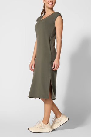 Cozy Fleece Sleeveless Maxi Dress