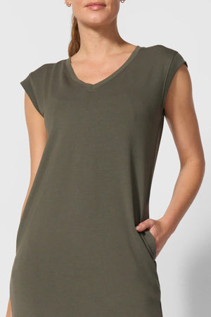Cozy Fleece Sleeveless Maxi Dress