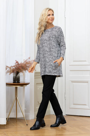 Bamboo French Terry Tunic with Pockets