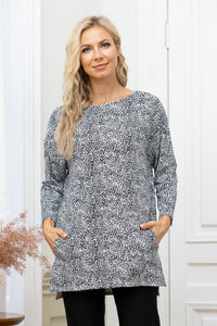 Bamboo French Terry Tunic with Pockets
