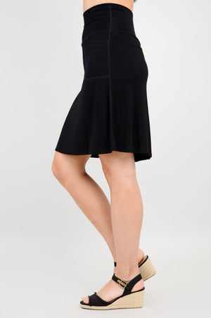 Bamboo Knee Length A-line Skort