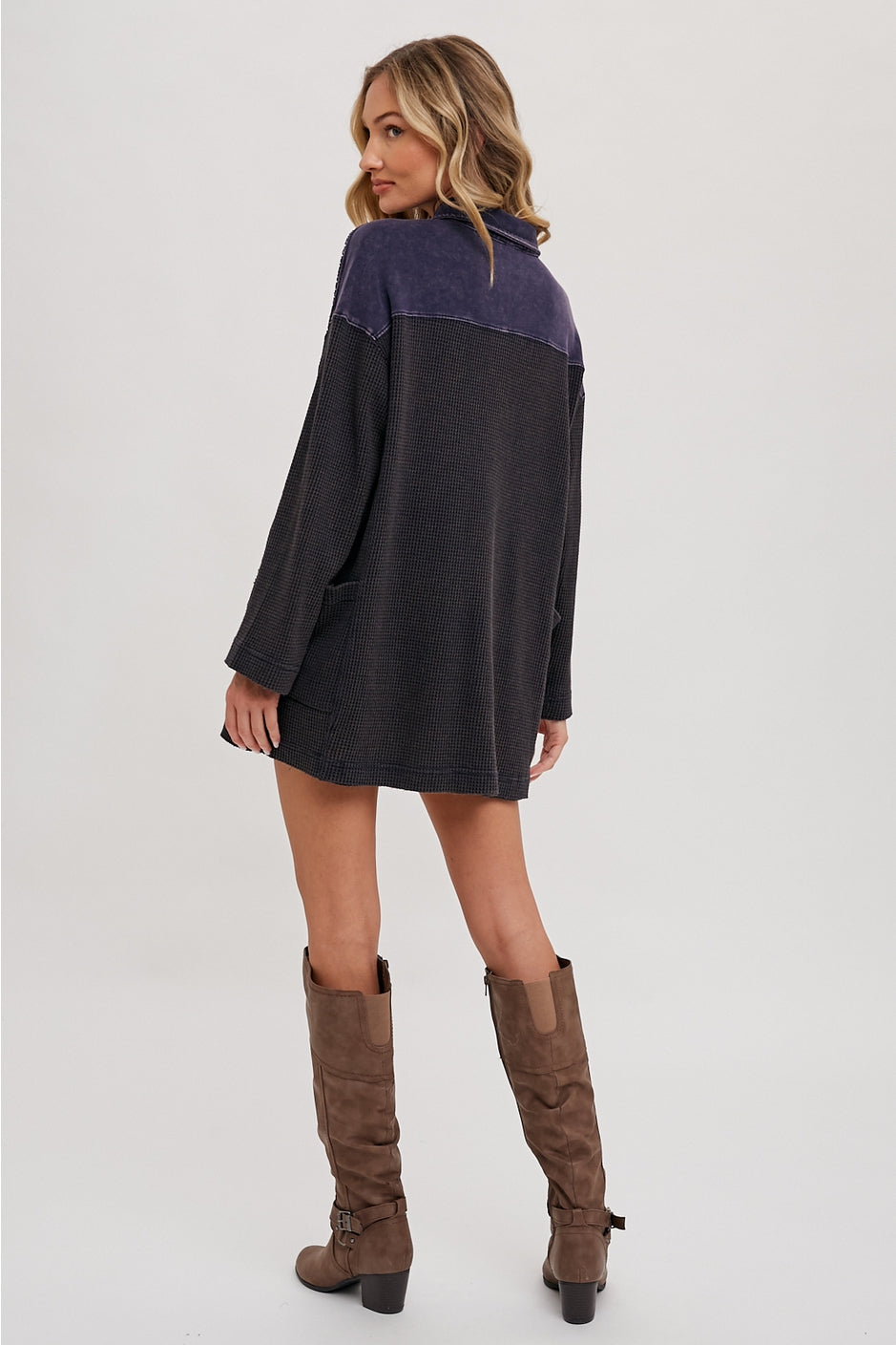 The Thermal Henley Tunic with POCKETS!! :)